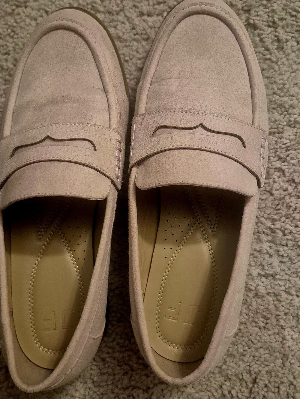 Ladies Pink Loafers